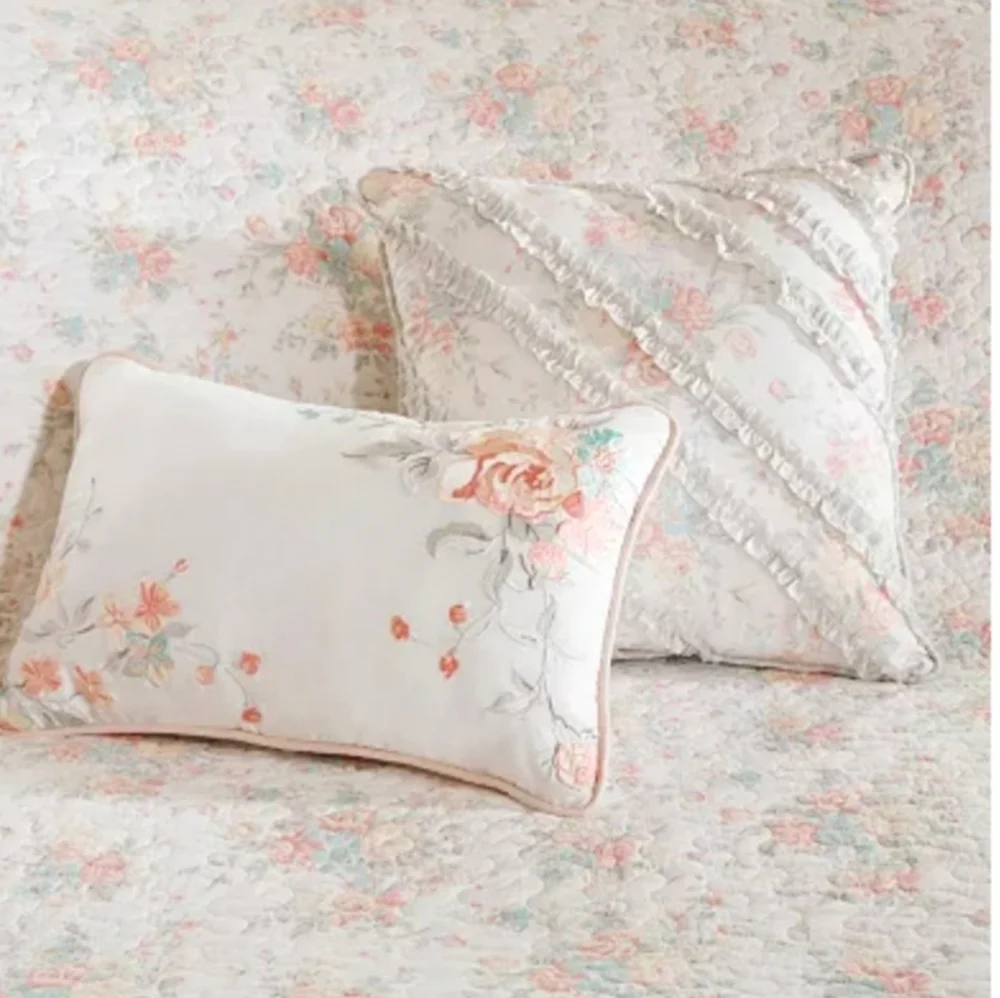 Madison Park NWT Twin XL Desiree Floral Cotton 7-pc Bedding Set